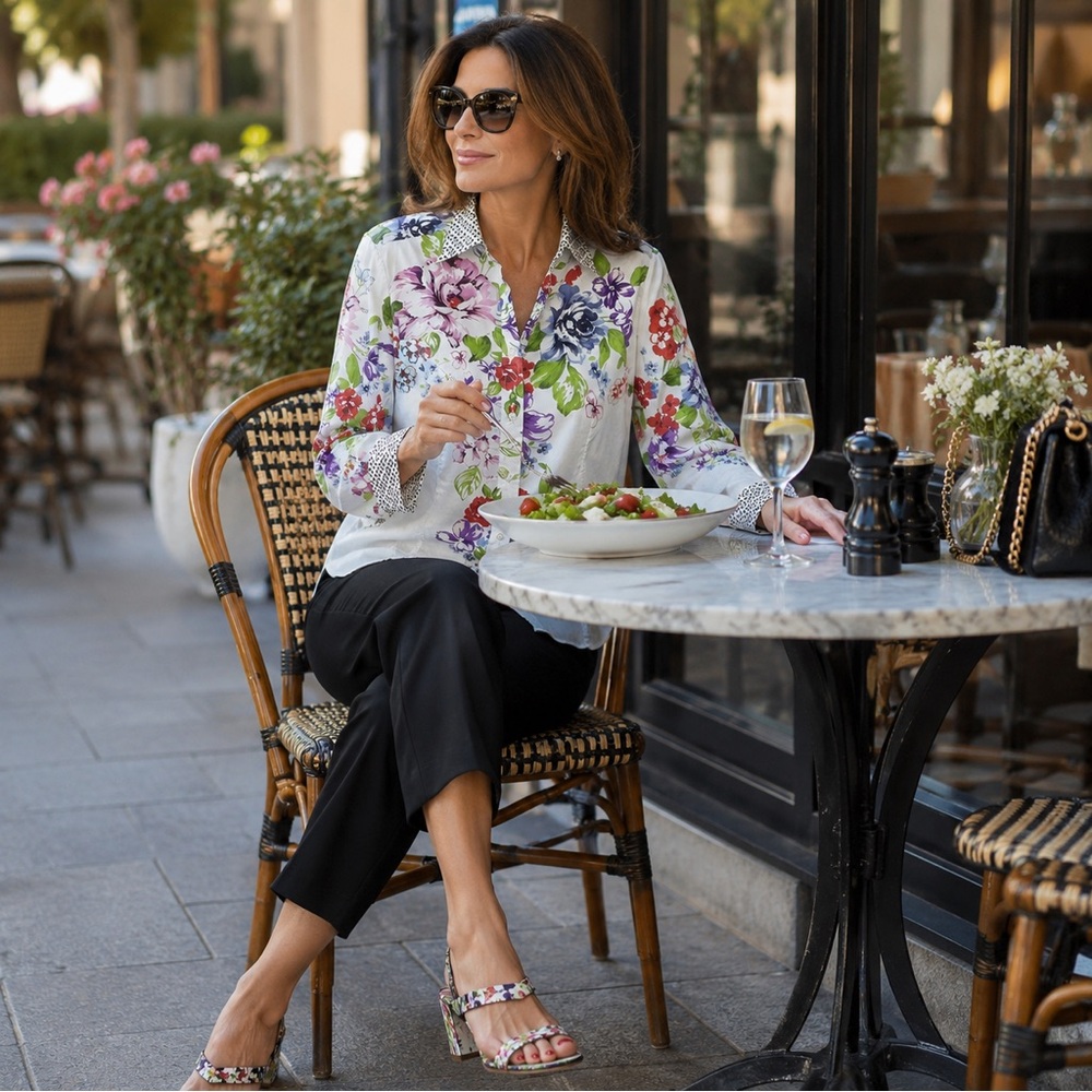 ETRO Floral Cotton Blouse